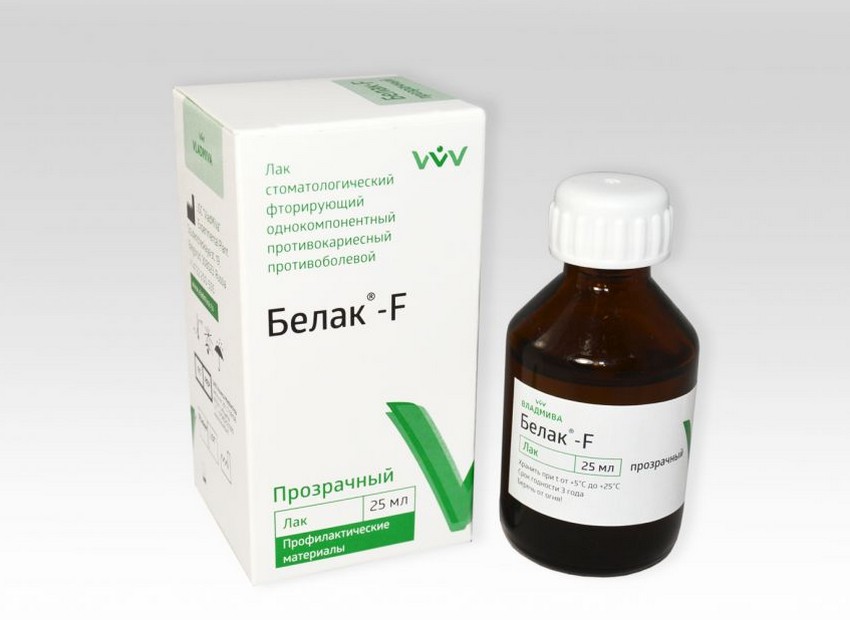 Белак-F прозрачный фторирующий лак
