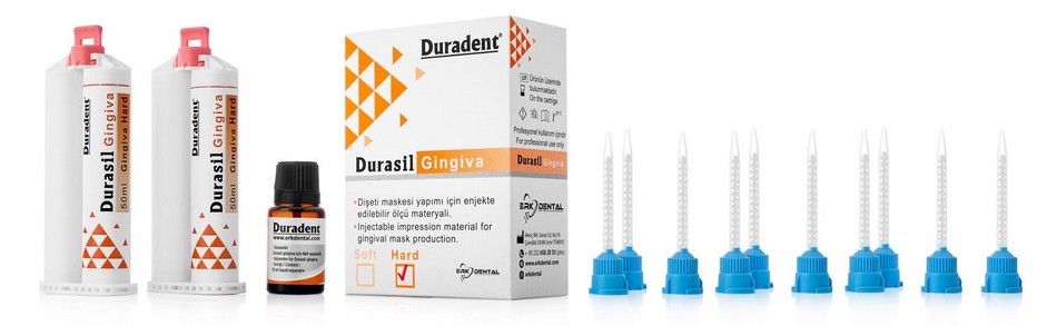 Десневая маска Durasil Gingiva, 2x50 ml, жесткая