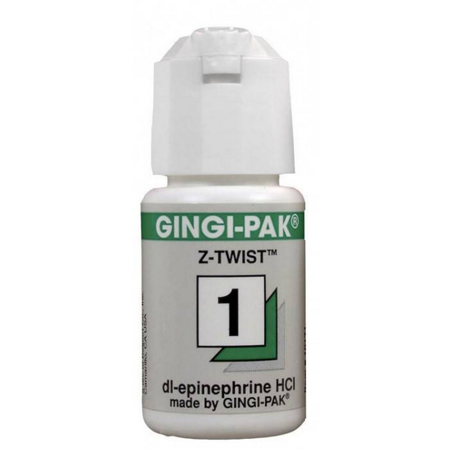 Нить ретракционная Gingi-Pak № 1, с эпинефрином