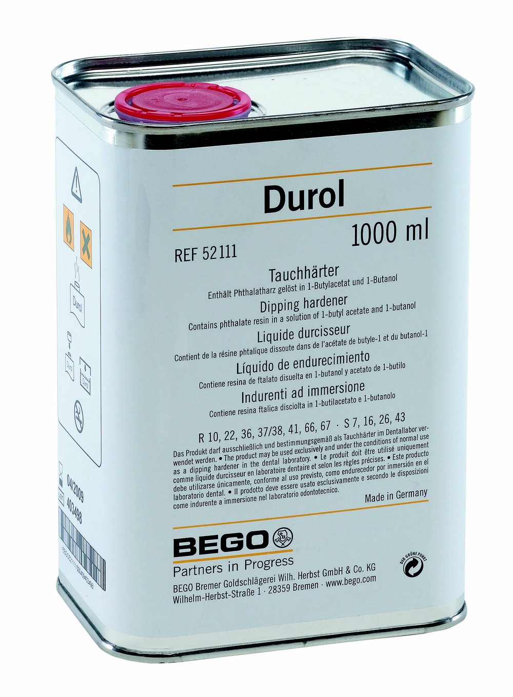 Отвердитель погружной Durol