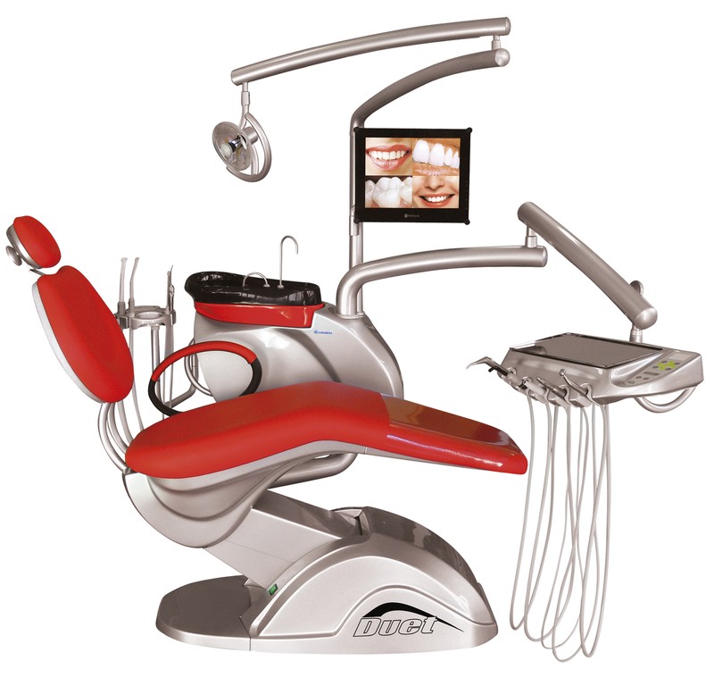 Стоматологическая установка Chiromega 654 Duet, базовая, нижняя подача