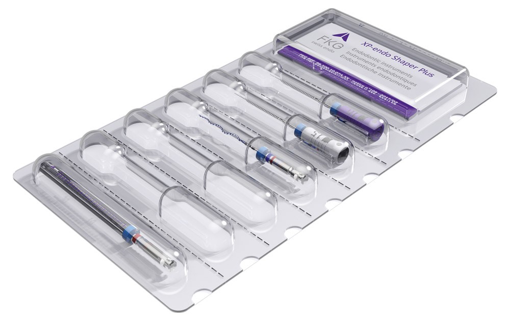 Набор машинных эндодонтических инструментов XP-endo Shaper Plus sequence, STERILE уп. 4 шт.