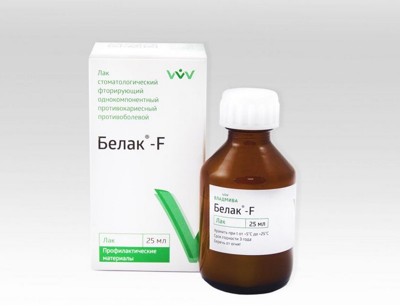 Белак-F белый фторирующий лак