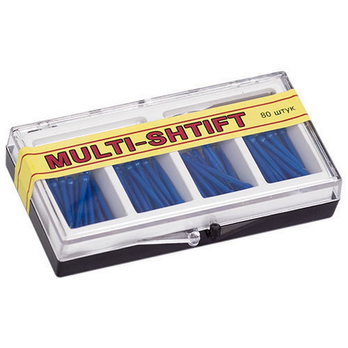 Штифты беззольные MULTI SHTIFT, 80 шт синие