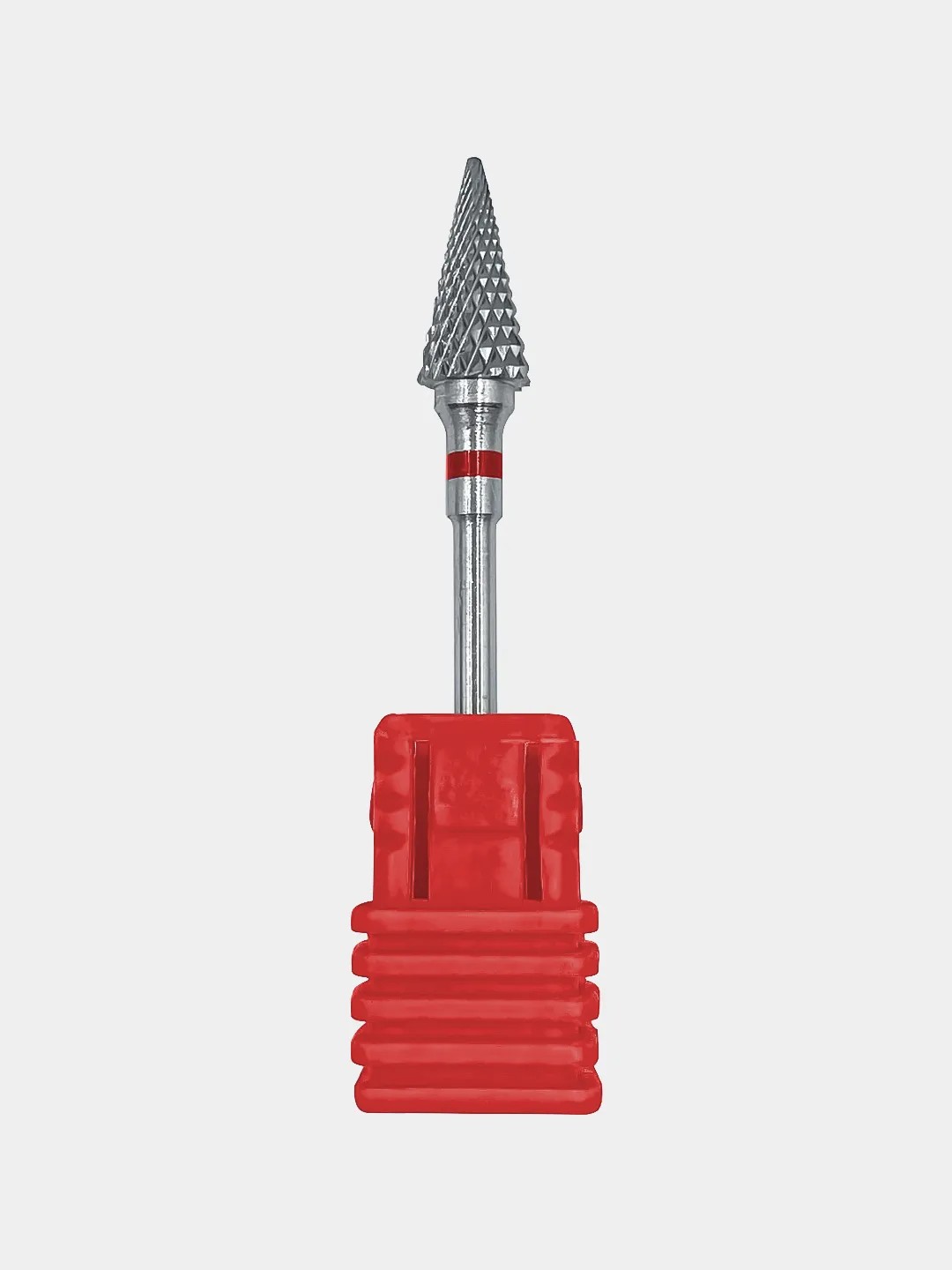 Фреза Conical Shape с мелкой крестообразной нарезкой, красное кольцо