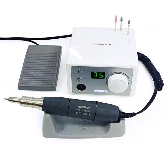 Микромотор Marathon 3N с наконечником H35LSP и педалью SFP-27