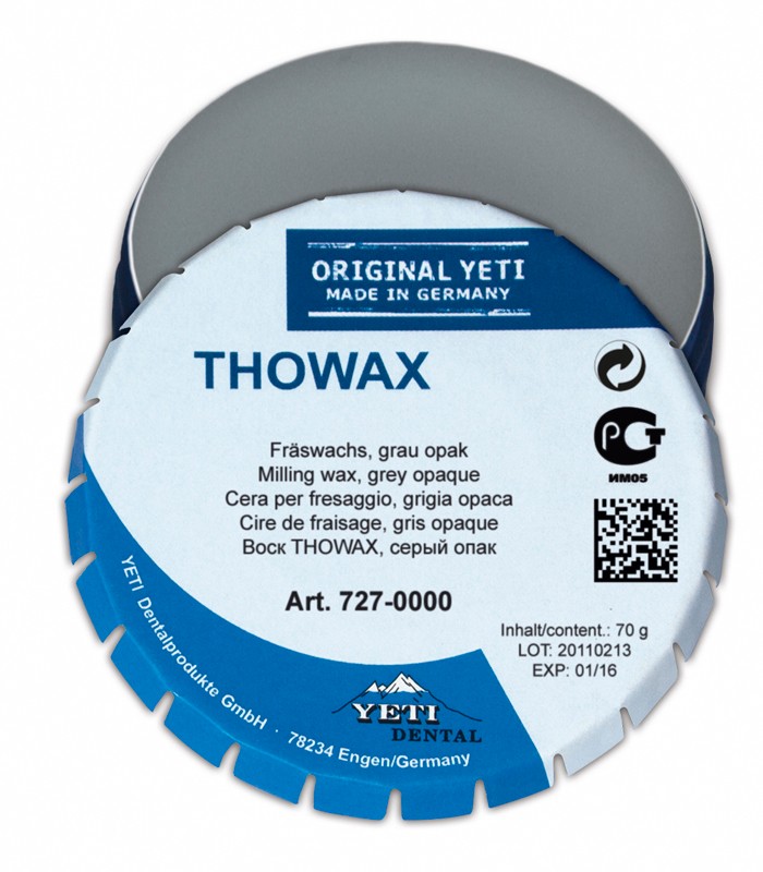 Воск фрезерный THOWAX MILLING, 70г, серый