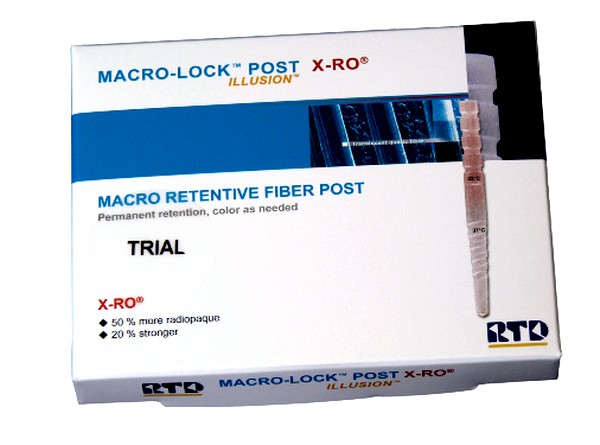Trial Kit Macro-Lock Post Illusion X-RO - пробный набор кварцевых штифтов и дрилей