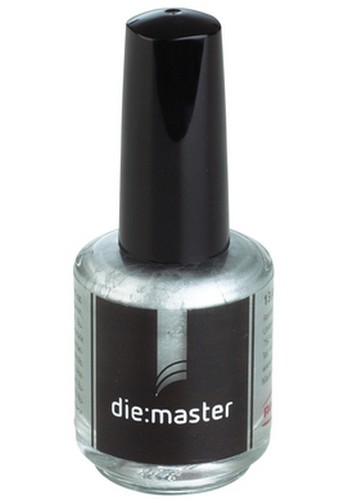 Лак для штампиков die master silver, 15 мл