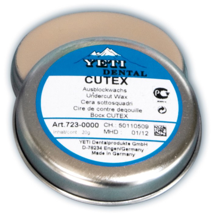 Воск CUTEX для блокировки поднутрений, 20г
